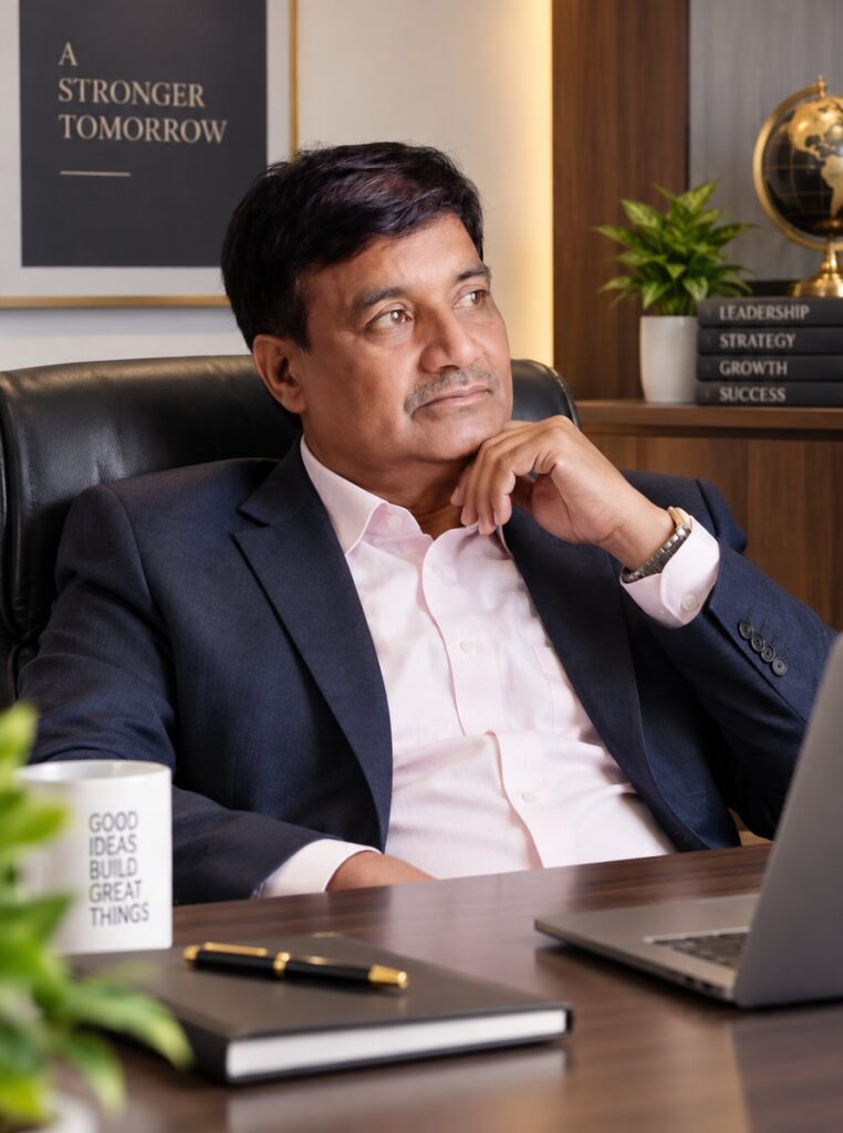 About sarfaraz khan professional ceo portrait